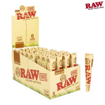 RAW ORGANIC CONE 1 1/4